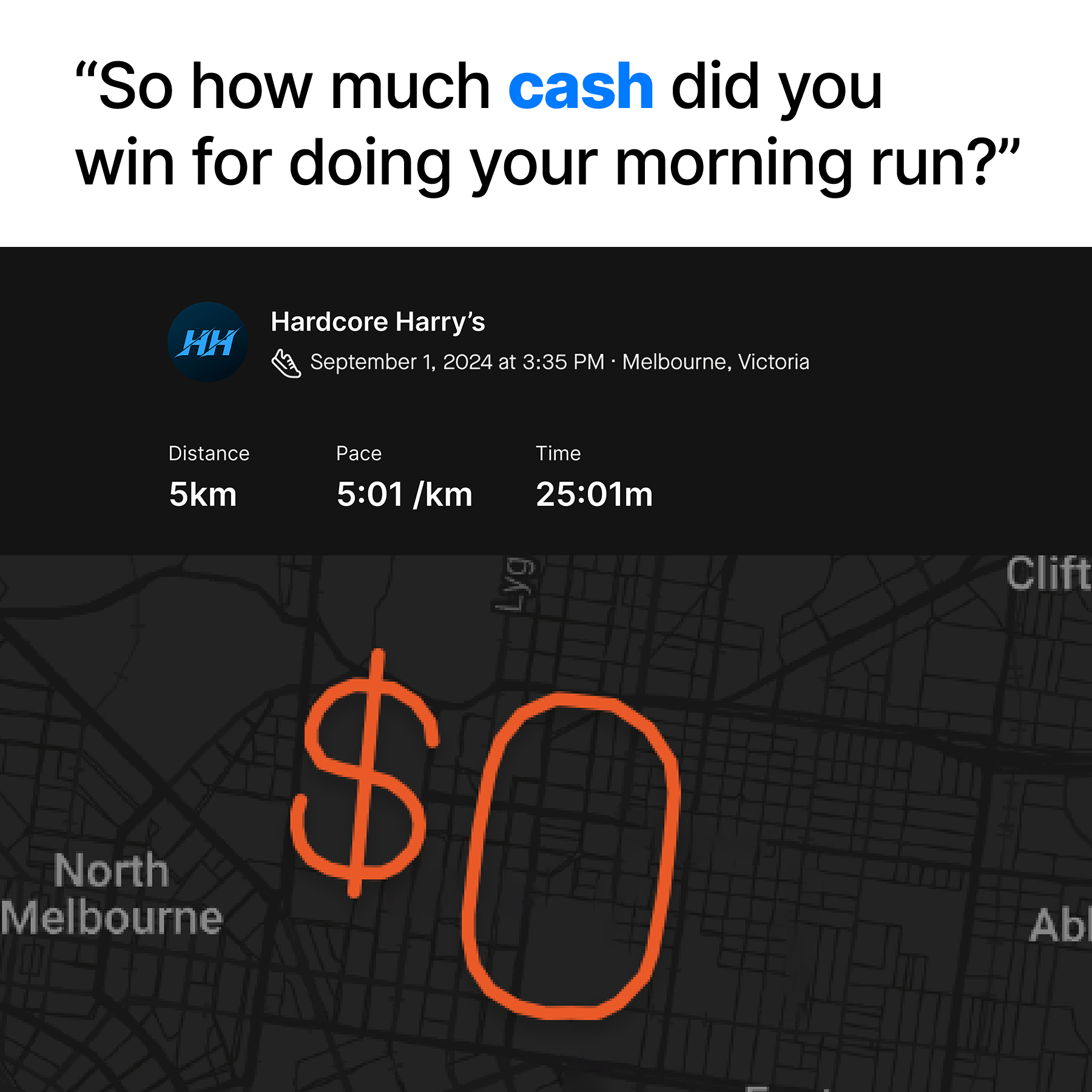 Strava integration ad, variant 2
