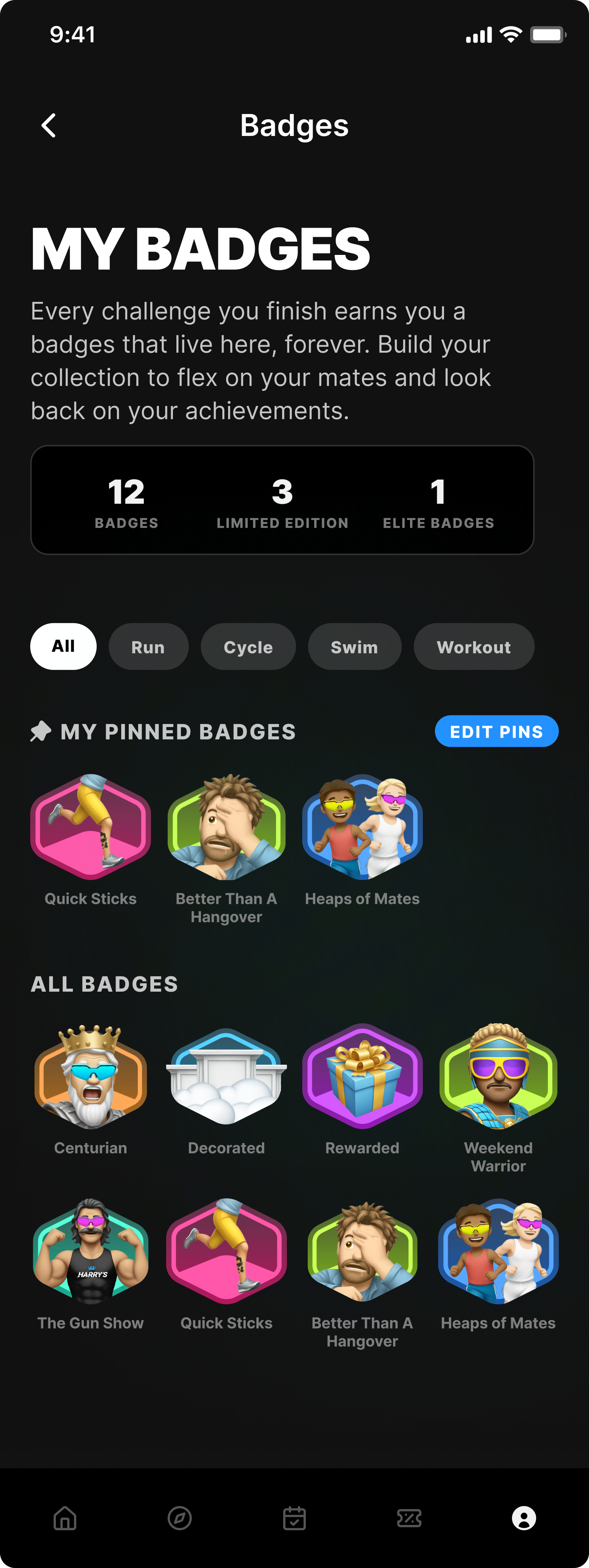 Badge collection