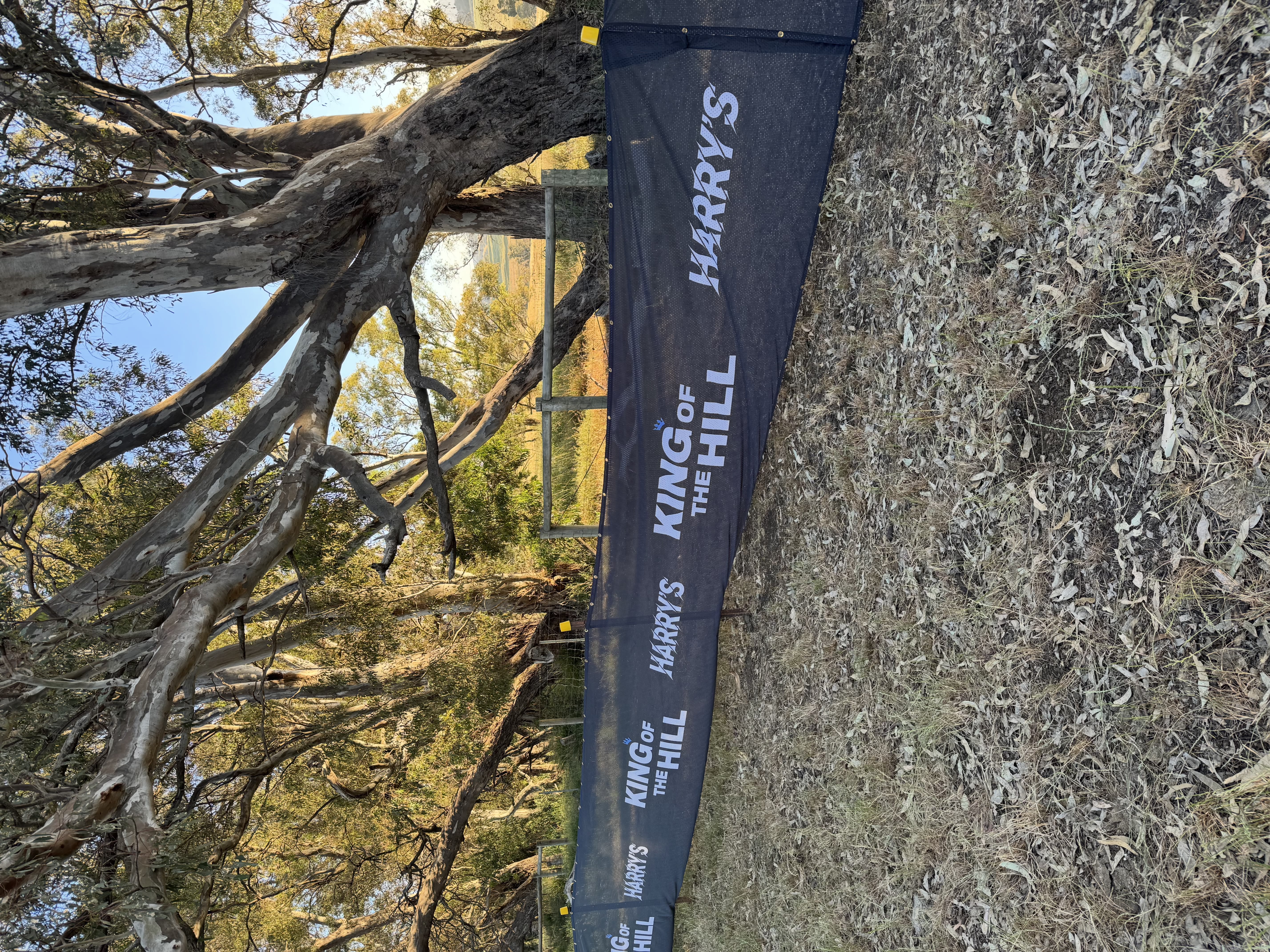 On-course promotional fencing