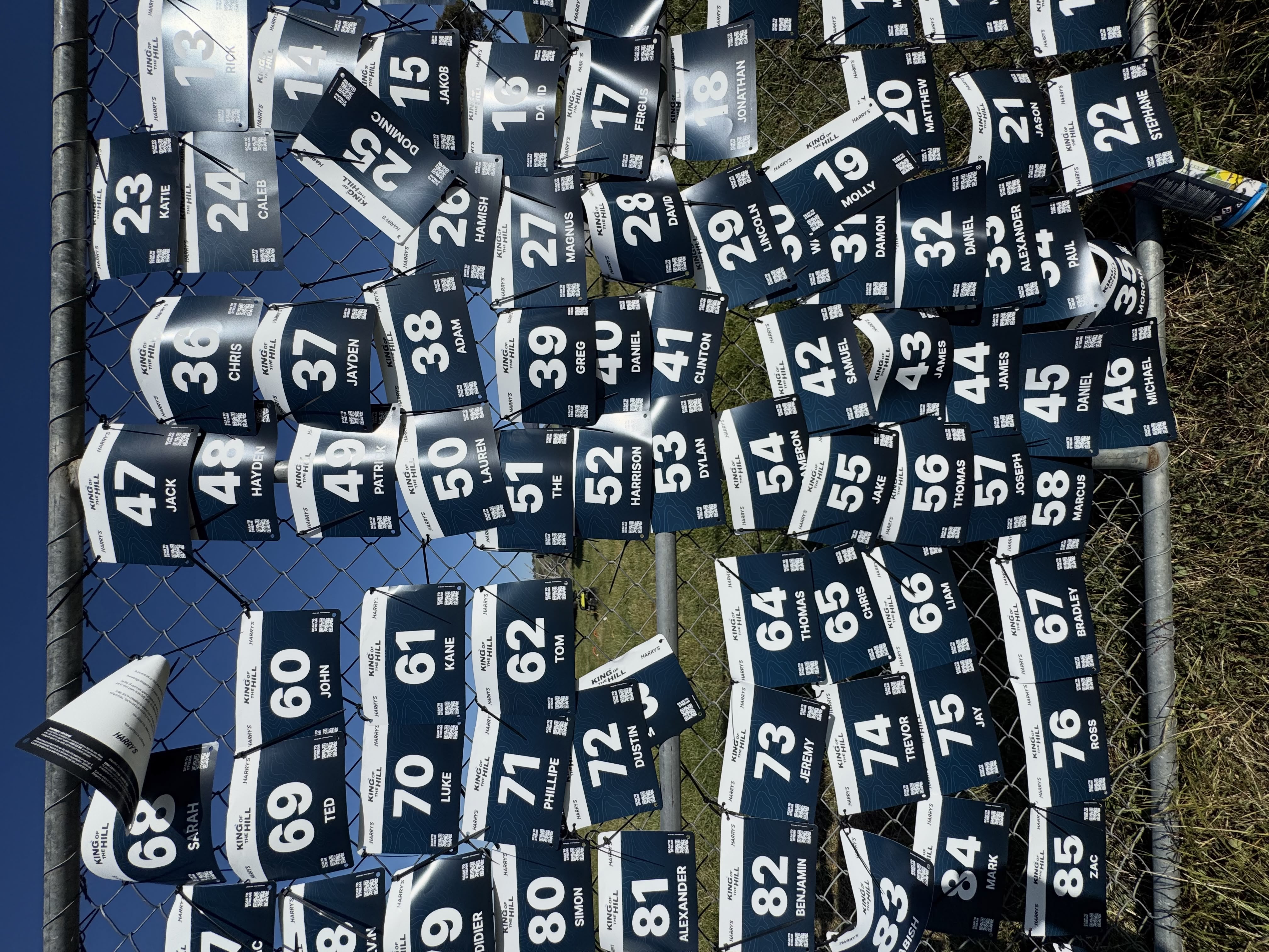 Race bibs