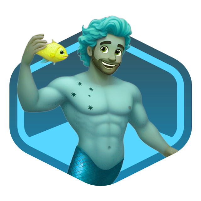 Merman badge