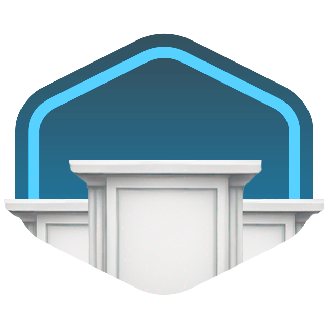 Podium badge
