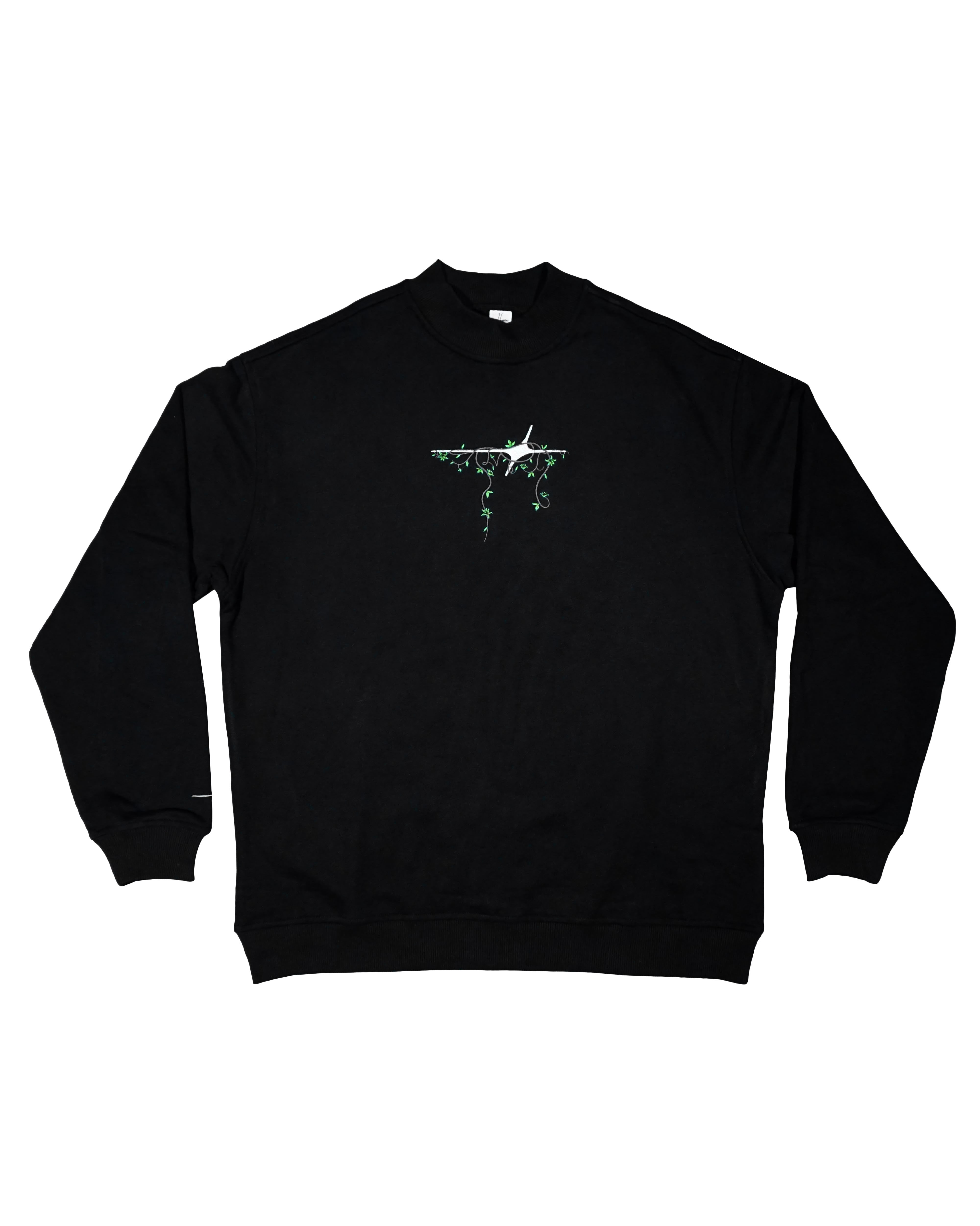 Key design on black tee